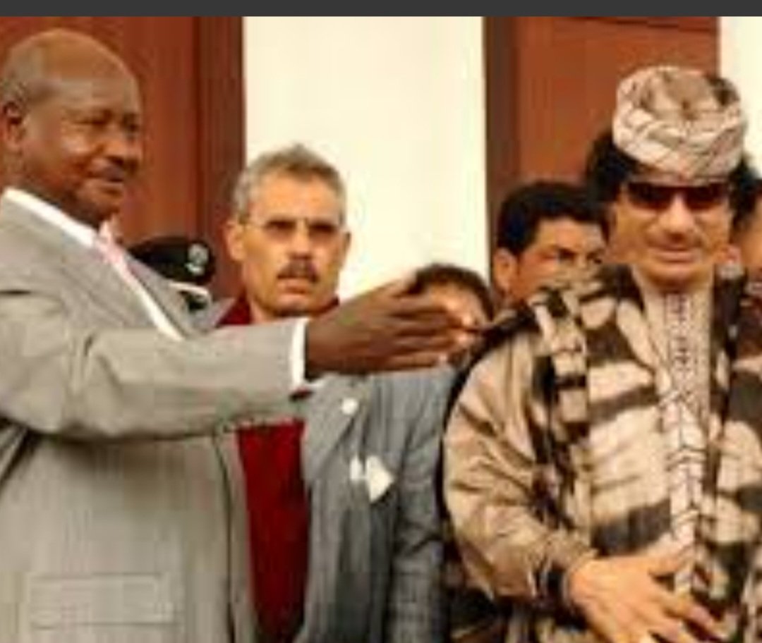 allimadi's tweet photo. June 13, 2008 #Wikileaks memo shows while pretending to be #Quaddafi's friend &amp; milking billions of dollars #AfricanTraitor @KagutaMuseveni was #Betraying him to #US Three years later the #Libyan was dead. Buried with him was plan for #NewAfricanCurrency backed by LibyanGold https://t.co/bmMiv6UGgO
