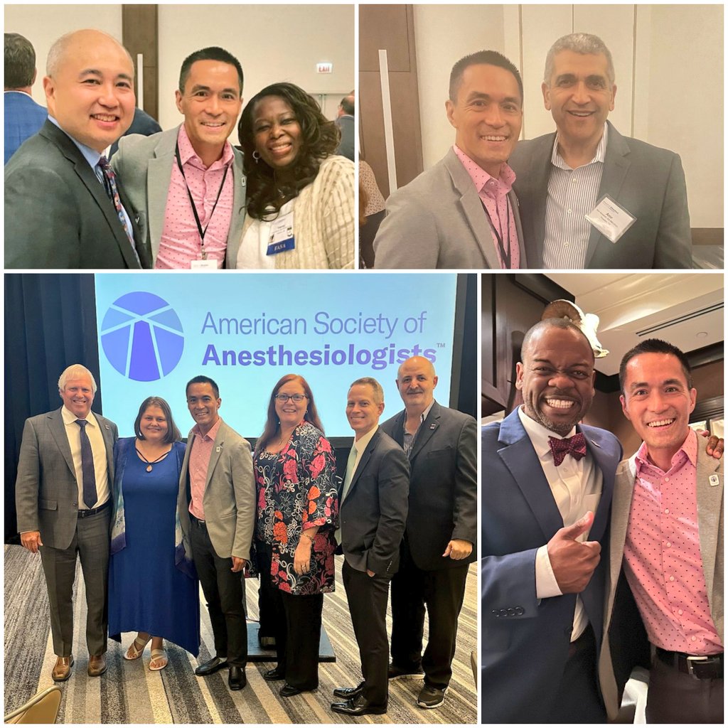 Ed Mariano, MD, MAS, FASA, FASRA 🇺🇸🇵🇭 (@emarianomd) on Twitter photo Great to see so many leaders in #anesthesiology at the <a href="/ASALifeline/">ASA®</a> Board of Directors meeting!
Proud to serve as ASA Section Chair for Education and Research and excited to welcome all attendees to California for #ANES23 this October! <a href="/PhilipRLevinMD1/">Philip R Levin MD</a> <a href="/Amr_Abouleish/">Amr Abouleish -- a Paleo-Anesthesiologist</a> Great to see so many leaders in #anesthesiology at the <a href="/ASALifeline/">ASA®</a> Board of Directors meeting!
Proud to serve as ASA Section Chair for Education and Research and excited to welcome all attendees to California for #ANES23 this October! <a href="/PhilipRLevinMD1/">Philip R Levin MD</a> <a href="/Amr_Abouleish/">Amr Abouleish -- a Paleo-Anesthesiologist</a>