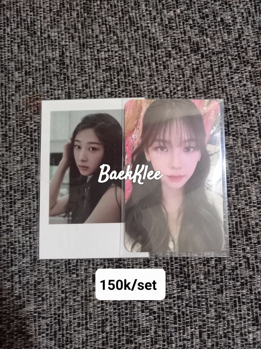 WTS//Want To Sell

Photocard Aespa Karina Acrylic Keyring CTMI Pair Pola Giselle My World

✅️Shopee/Req Shopee Live
🏡Bogor
💸Include all