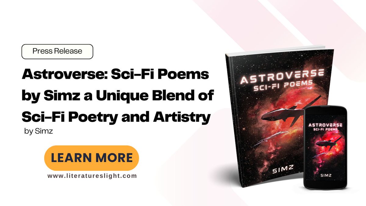 #pressrelease #newbook #Astroverse   

Link: literatureslight.com/press-release-… 

#SciFiPoems #SpacePoetry #FuturisticTales #AIAdventures #PoetryandArt #GalacticDreams