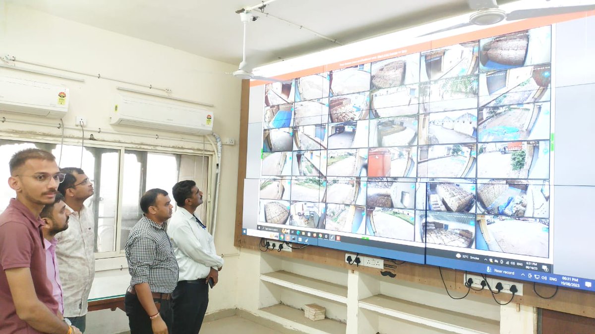 Live monitoring of the stock at GSCSCL Godowns can now be done remotely with the help of CCTV cameras and live feed. Food Controller, Ahmedabad visited the newly operational facility at Food Controller Office <a href="/kunvarjibavalia/">Kunvarji Bavaliya</a> <a href="/BhikhusinhjiBjp/">Bhikhusinhji Parmar</a> <a href="/rcmeenaias/">Ramesh Meena, IAS</a> <a href="/tmdholakia/">TUSHAR DHOLAKIA</a> <a href="/jyotijasvant/">Jasvant Jegoda, Sr. GAS</a>