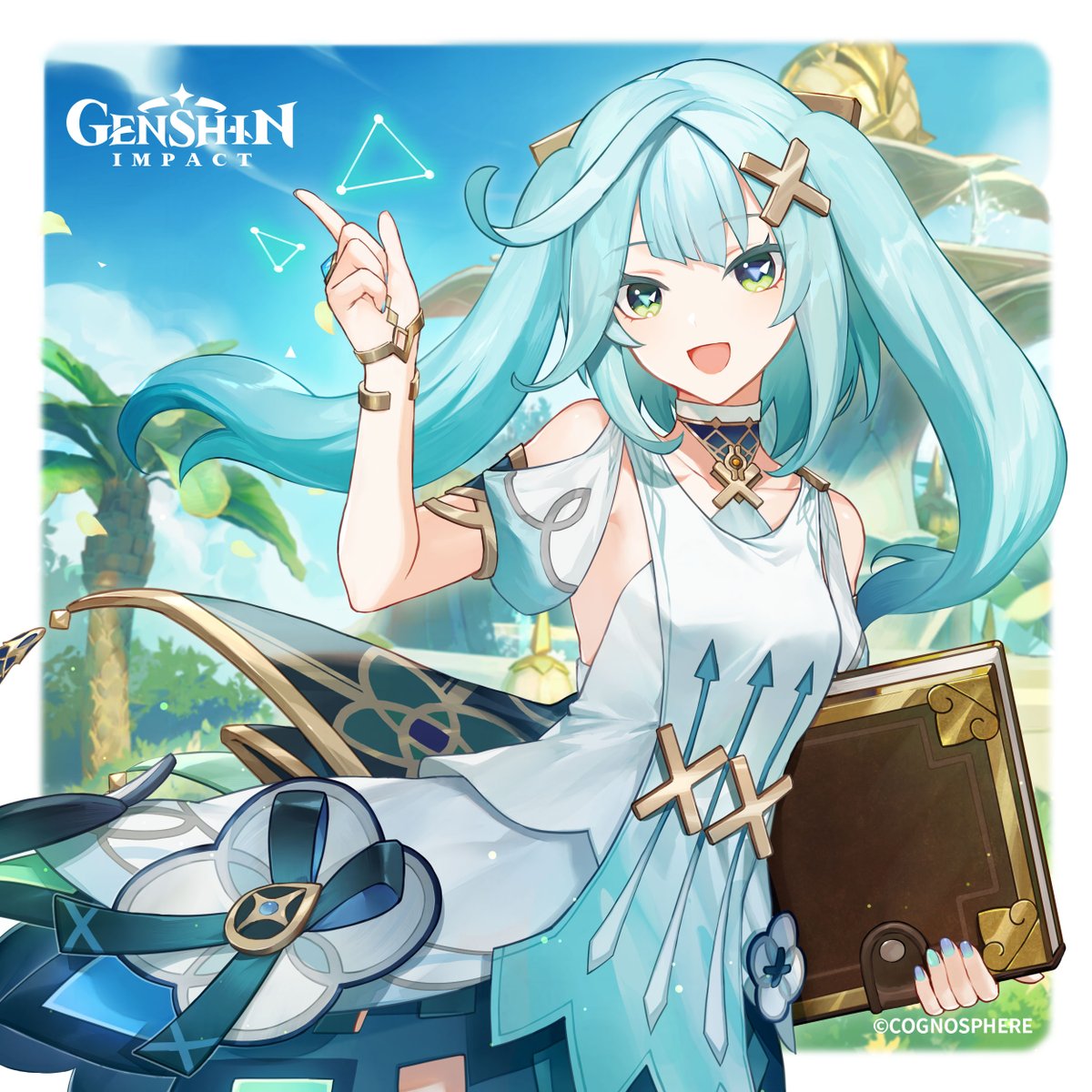 GenshinImpact's tweet photo. Happy Birthday, Faruzan! #GenshinImpact #Faruzan

You remembered my birthday! What a delightful youngster you are.
Naturally, as your senior, I can't possibly be outshone like this.
I've heard that you often run into tricky mechanisms when you're out there roaming the wilderness. With me by your side, it'll seem like child's play.
Let's go, I'll lead the way!

Thanks to hou for the fantastic artwork!

Want to see more videos and GIFs of Faruzan? Hurry over to Genshin Impact's TikTok account to watch them together! https://t.co/seVwVZSOEi