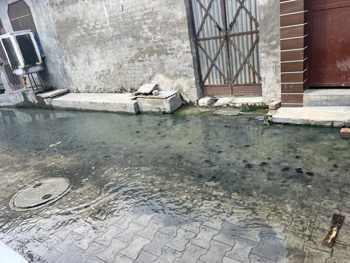 The is our Smart city ludhiana 
Our leaders are busy in personnel life, no one is taking care 
Its over flow of  sewerage water from last year 
No one is taking care 

Kindly look into this 
Sarwan park #ludhianacity #Rahonroad 
#AamAadmiParty
#punjabgovt 
#mcludhiana