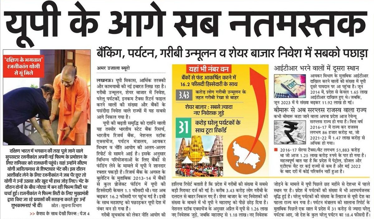 DrAntulTeotia's tweet photo. यूपी के आगे सब नतमस्तक
#UPTransformed #UP https://t.co/Wlff8h2uku