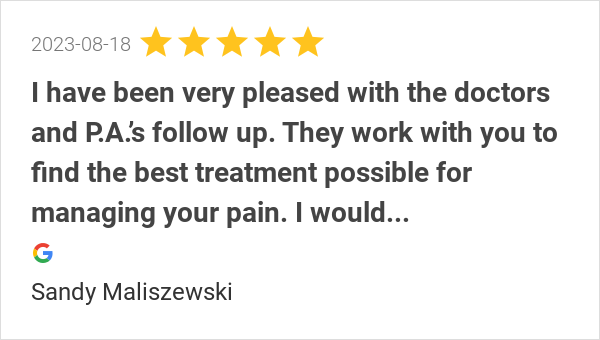 nspaincare's tweet photo. New 5.0-star Review: "I have been very pleased with the doctors and P.A.’s follow up. They work with you to find... https://t.co/s3YlHmUVvf