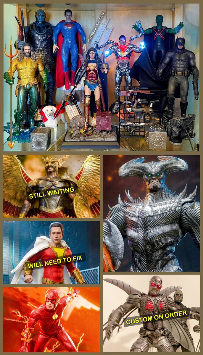 "He's never fought us. Not us (mostly) united!"
#justiceleague #hottoys #collectibles #custom #superman #wonderwoman #batman #theflash #zsjl #actionfigures