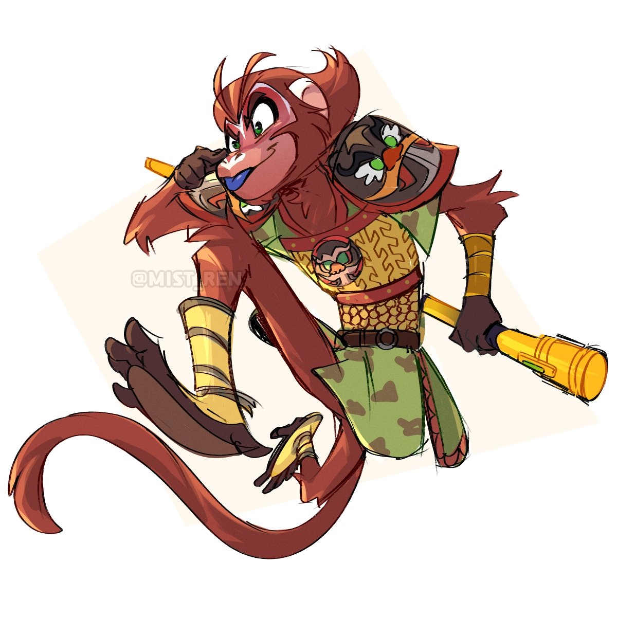 RenMist's tweet photo. Outfit details man, they are a pain 😅✨

[#TheMonkeyKingnetflix
#TheMonkeyKing] https://t.co/ECGfSFqcEb