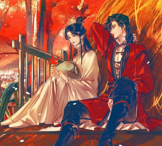 Look at how Xie Lian’s face and eyes lit up when someone initiated a conversation with him. 🥹

This scene ties back to Xie Lian’s “It’s been so long since anyone listened to me talk; won’t you stay?” to Hua Cheng in Ch. 241.

Ox cart scene, you will always be important to me. 🥺