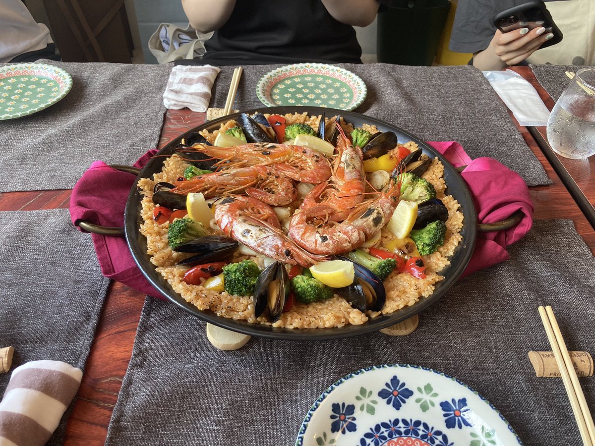 st12kei's tweet photo. #Porton#ポルトン
パエリア美味しかった😊 https://t.co/DQ0lMt733V