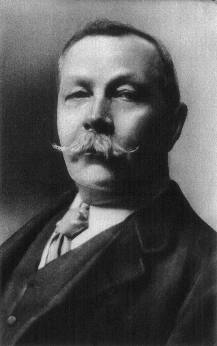 @historyinmemes Sir Arthur Conan Doyle, the creator of Sherlock Holmes, was a strong advocate for spiritualism and paranormal practices, particularly tasseography.