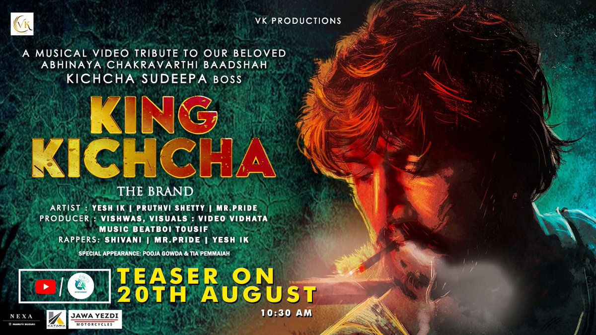 mrpriderapper's tweet photo. KingKICHCHA #MyNext Teaser #OutNow check it out 💯
https://t.co/6kDSsigNgG
#KingKichcha #Teamchirayu #pridestargiri #MrPride #sheismyx #kichchasudeep #kicchafans #darlingkrishna #kannada #kannadarap https://t.co/98lkIOC1gw