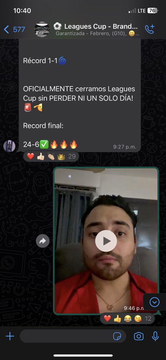 En colaboración con mi socio y amigo <a href="/brandonn__21/">Brandon C.</a> 

DESTROZAMOS LA LEAGUES CUP 🏆 

Record: ✅24 Victorias - ❌ 6 Derrotas 

Totalmente GRATIS, estamos listos para seguir el ritmo? 

Los leemos 👇