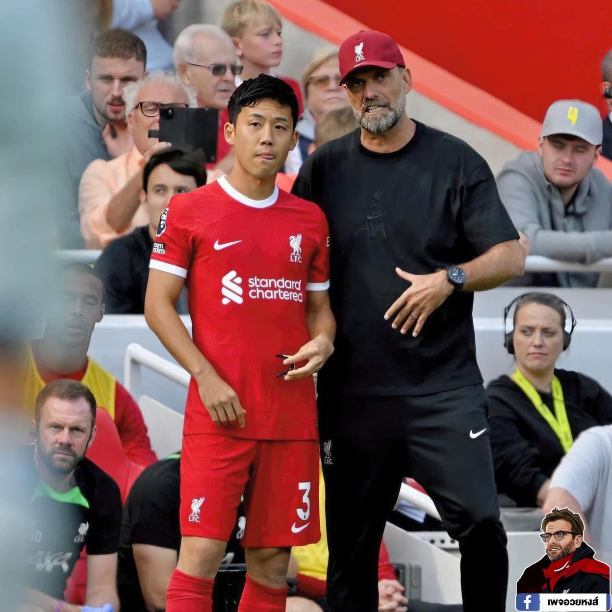 LiverpoolKKTH's tweet photo. Great debut performance 💫✨

#Endo #WataruEndo #LFC #LiverpoolFC #Liverpool https://t.co/wFwM4xeIoE