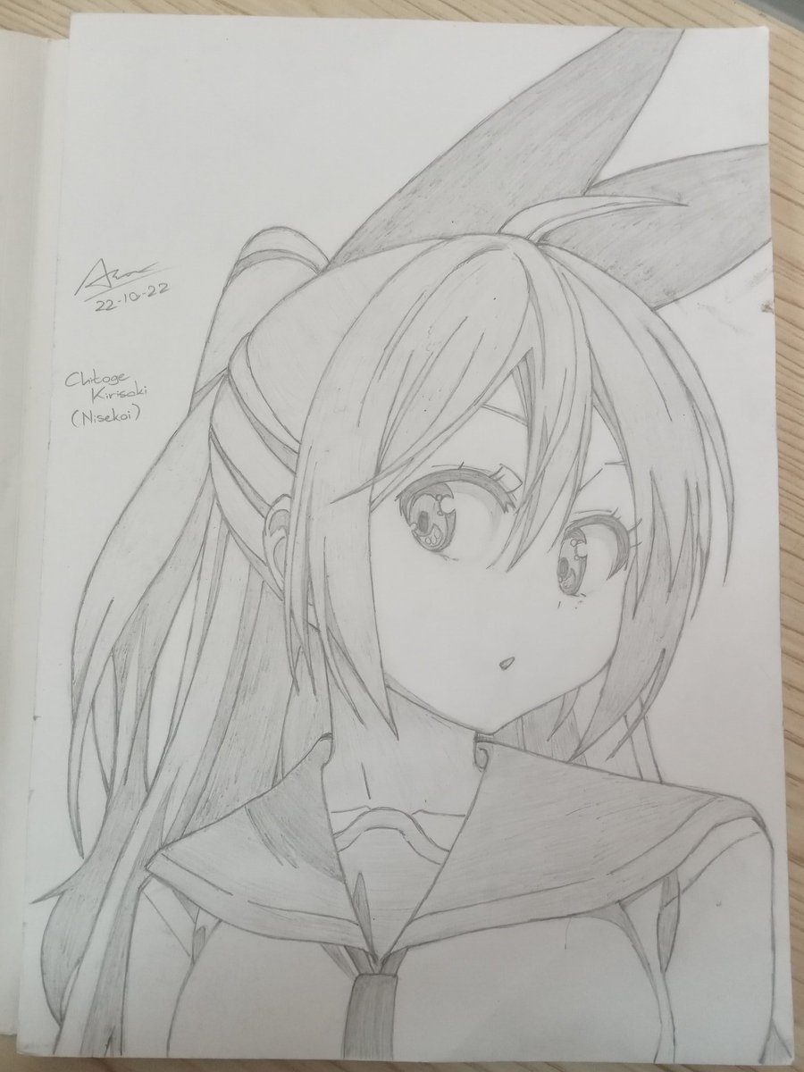 My sketch of Chitoge Kirisaki from Nisekoi/False Love (2014)❤🔑🔒
-
-
#anime #animeart #animesketch #animeartgallery #animegirl #animefanart #art #chitoge #chitogekirisaki #kirisakichitoge #nisekoi #nisekoisketch #桐崎千棘 #ニセコイ #pencilart #pencildrawing #pencilsketch