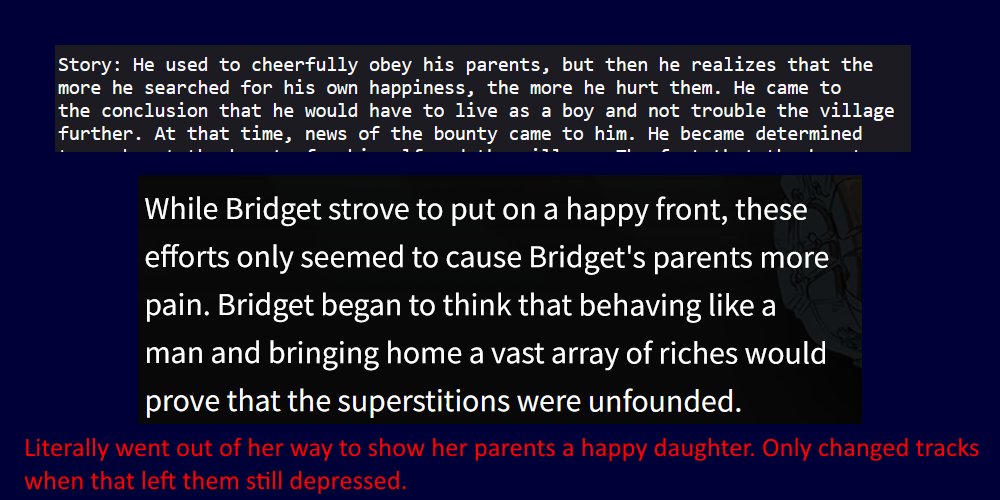 OnlyGoken's tweet image. Theres a lot of stuff that predates that stupid fucking 2009 interview about Bridget that shows &quot;maybe she was always planned to question herself&quot; and that the world wasnt ready for her to be trans. Like. A LOT. Nothing is even retconned at all from XX and Vastedge
