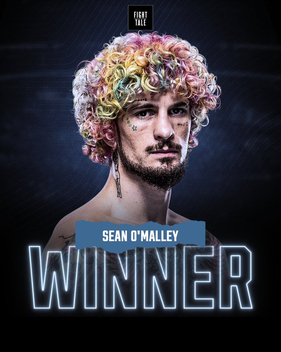 FightTale's tweet photo. And NEWWWWWWW! Sean O'Malley just did what he said he was going to do. He finishes Aljamain Sterling in the 2nd round.

#UFC292 #SeanOMalley https://t.co/kRLlaAF8bS