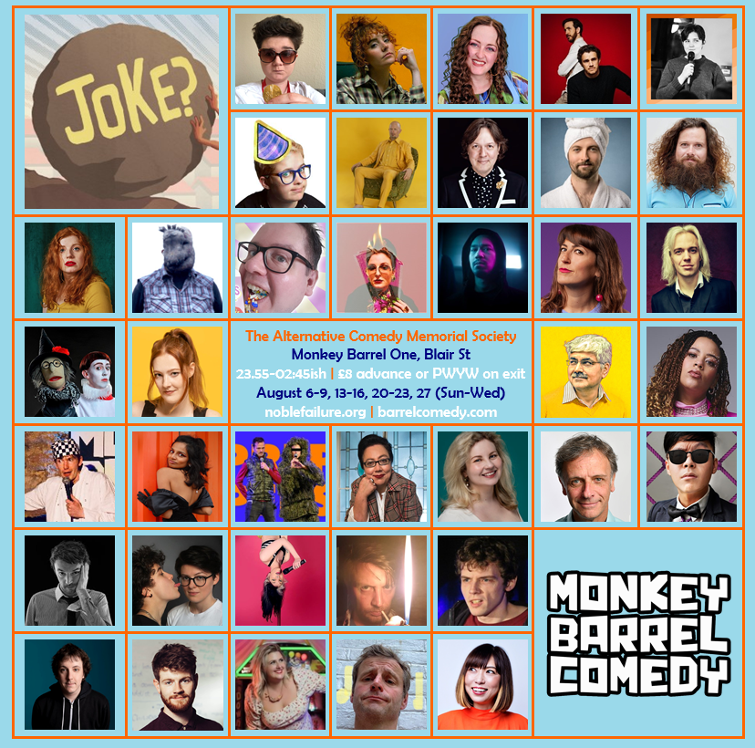AltComMemSoc's tweet photo. #ACMS is back tonight 🎉 with some-all of: @turlygod, @siandocksey, @BriTANicK, @caitrionadowden, @camgavinski, @FrizFrizzle, @_JoGriffin, @LachyWerner, @thestroid, Shawn Jay, @TomMayhew...
🏰 @BarrelComedy One
🕛 23:55
🎟️ £8 advance from https://t.co/KmEeAia72H or PWYW on exit https://t.co/sSDdjZMeff