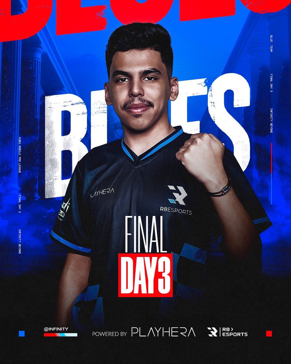 R8xesports's tweet photo. آخر أيام البطولة في السابعة ⏳💙

#PMPL_blues https://t.co/Yig9iuHXn1