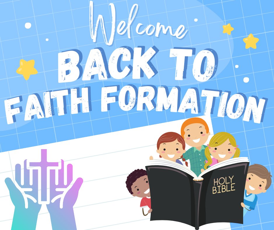 Children's Faith Formation begins this week! 😀
Please keep the children, the catechists, and all our families in prayer. 🙏
oviedocatholic.org/parish-news/fa…
#growdeep #faithformation2023 #oviedocatholic