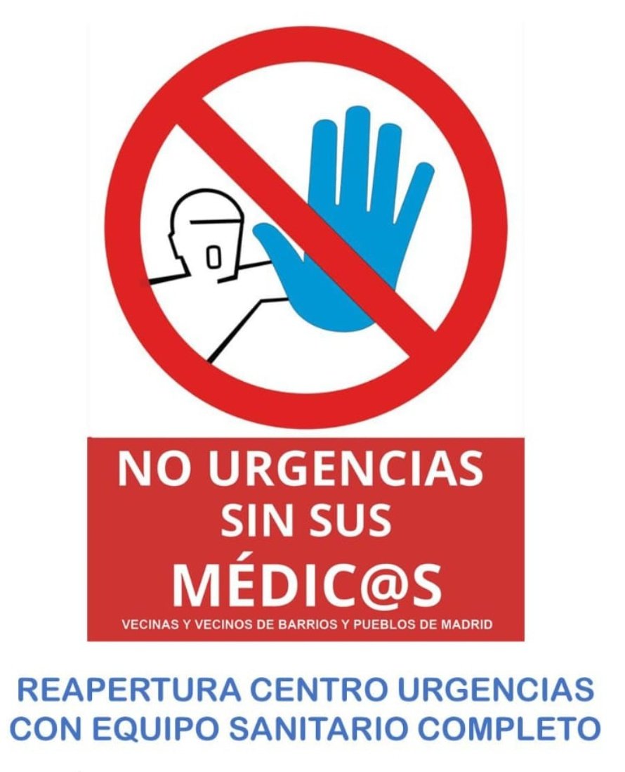 El gobierno de Ayuso deja ⛔SIN MÉDICOS las URGENCIAS de Atención Primaria👈🏾 Es peligroso, cruel y demuestra muy bien su deseo de acabar con la #SanidadPublica Pero no podemos resignarnos. Tenemos que reclamar nuestros derechos, lo q las personas necesitamos.💚 Exigimos MÉDICOS!