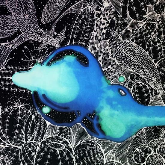 For the coming <a href="/trygamma/">Gamma.io</a> #Bitcoin #NFTdrop I'll be presenting "Inevitable Encounter".

This art piece captures the serene cosmos, where gracefully swimming fish cross paths in a dance of chance.

#ArtistOnTwitter #NFTCommunity #MintingSoon

🔗👇