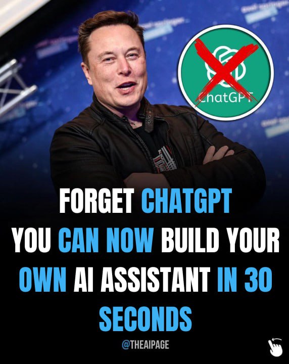 Forget ChatGPT

You can now build your own personal AI assistant in 30 seconds: