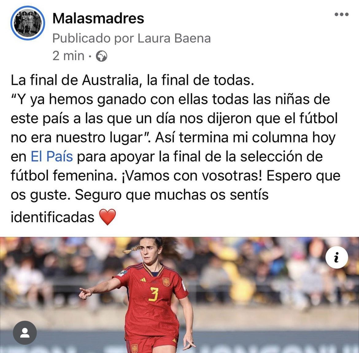 ireneberges's tweet photo. El fútbol y los deportes no entienden de sexo 💪🏻💪🏻💪🏻💪🏻💪🏻 vamos chicaaaaaasssss! https://t.co/SfTMIcNCEv