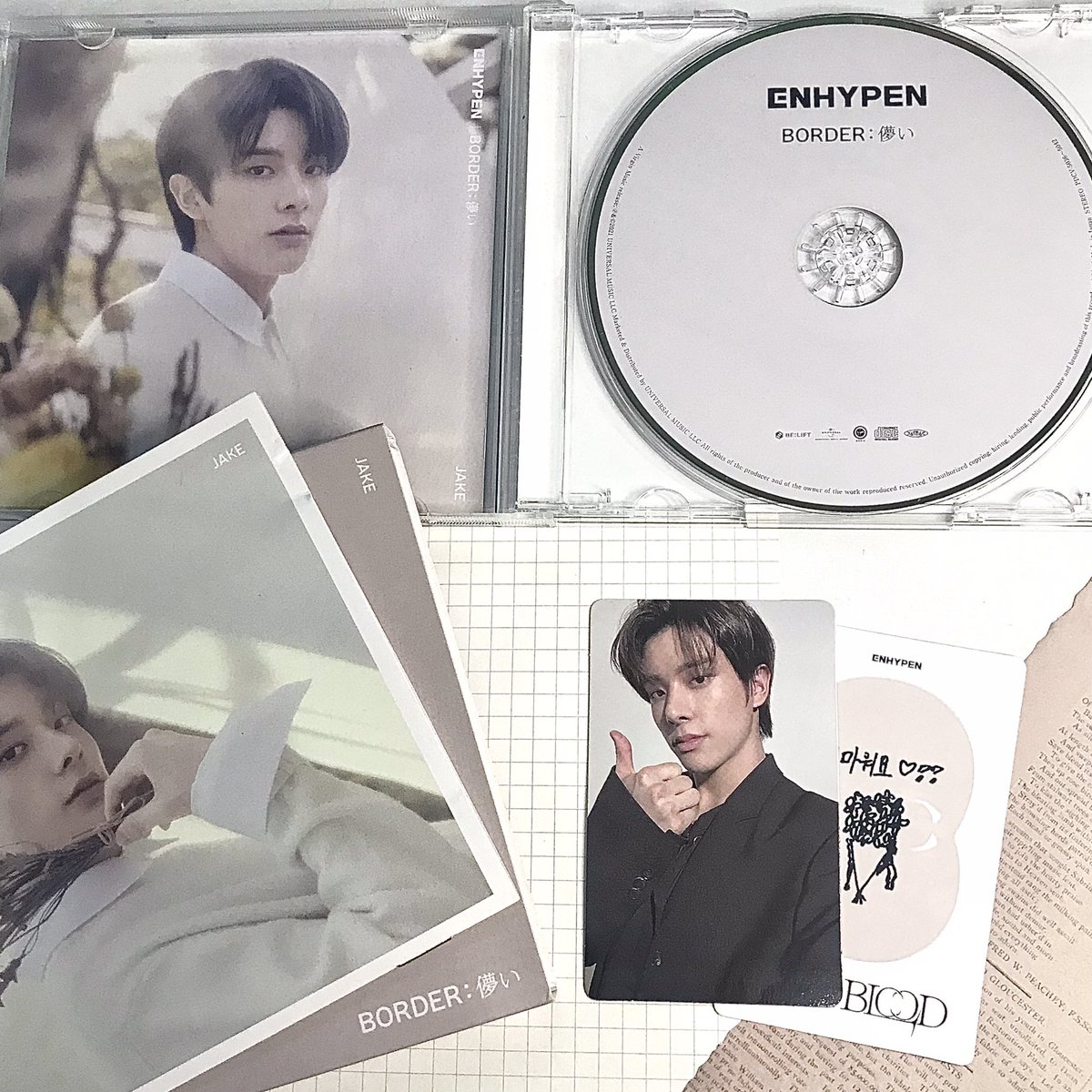 wonzukiyang's tweet photo. 🤍: jake love mail album from ate @leehsbuys <33

aaaa the album is very pretty ate sab omg tysm for letting me buy this, i'll make sure to take care of this. it's really really really pretty i'll definitely treasure this! ilysm ate sab ko! <33
#yangwonmails https://t.co/jbtyQSqKva
