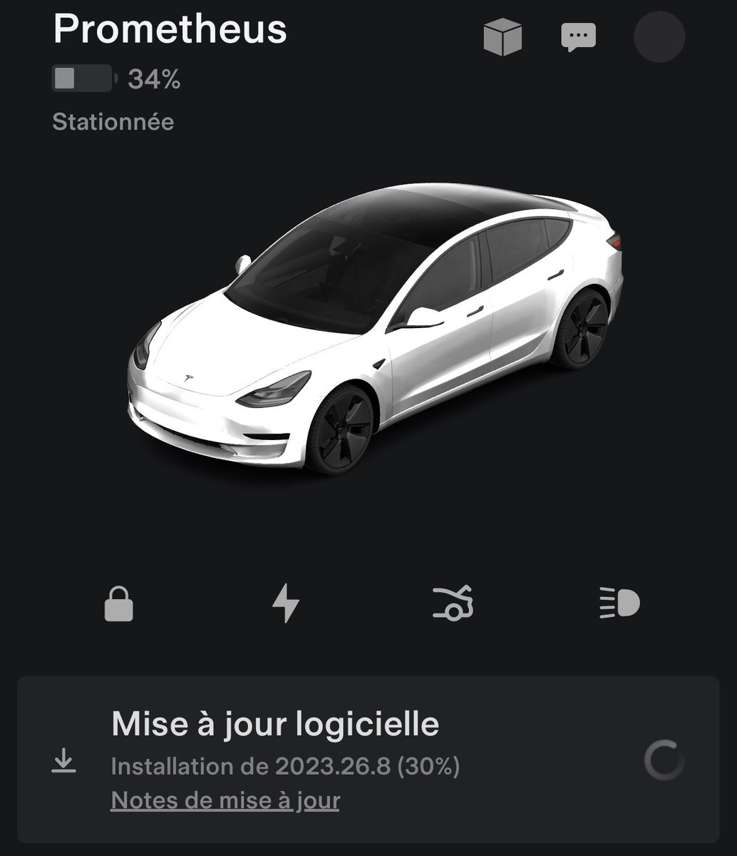 LopesMick's tweet photo. @TESLANEWSFrance Débloqué d’un coup sur M3 pas mal en update dans le voisinage ! https://t.co/FNKFqGdj2o
