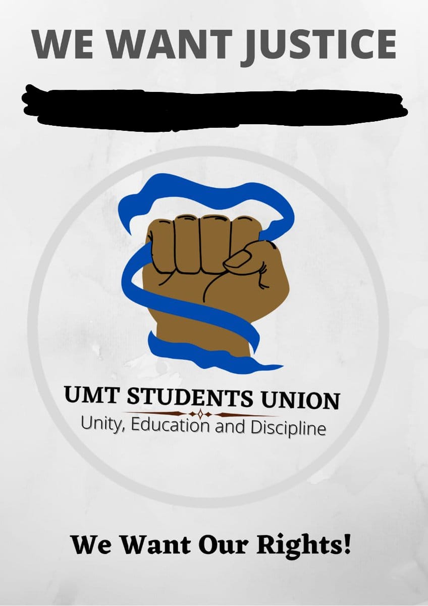 M_GulHamza28's tweet photo. Students shouldn't have to bear the burden of UMT's unjust fee increments.
#Fees_Mafia_UMT https://t.co/AtVbTj3HRM