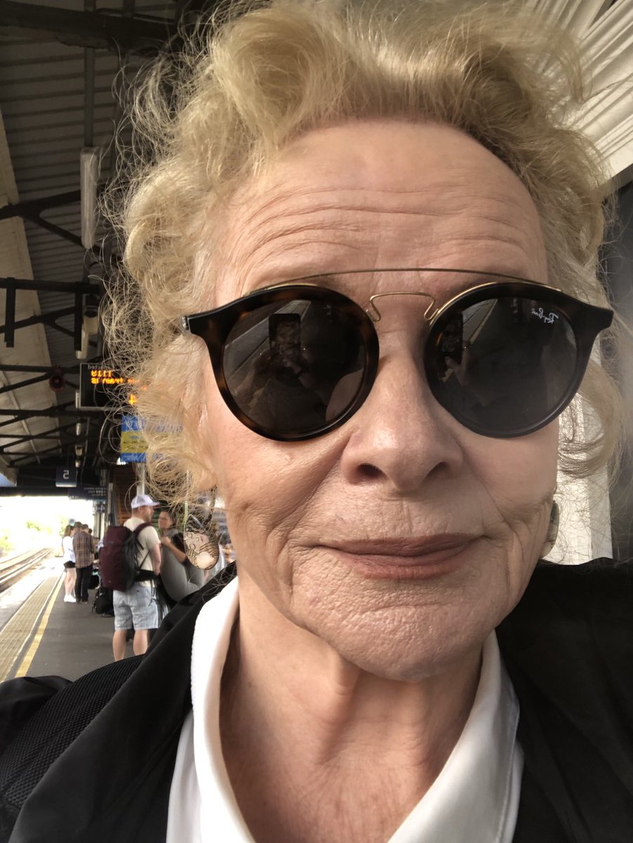 Off on my way for yet another self tape … waiting for a train and a man with a lovely speaking voice is telling us that there will be more strikes on August26/27 !!!!! Oh joy ! Cannot wait #ukadventure #landofstrikes