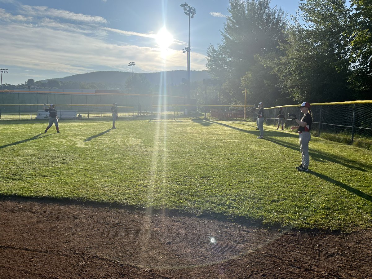 Our game against Gander was called d/t darkness last night so we’re back at it early this morning. A busy day of baseball here at the 14U A provincials here in Corner Brook.  <a href="/BaseballNL/">Baseball NL</a> <a href="/baseballstjohns/">Baseball St. John's</a>