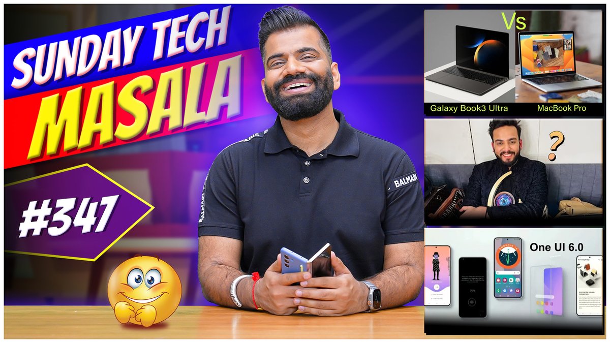 OneUI 6.0 | BiggBoss Elvish | MacBook Vs GalaxyBook | STM #347 | Technical Guruji🔥🔥🔥youtu.be/zRJ_JsgTIxs via @YouTubeIndia