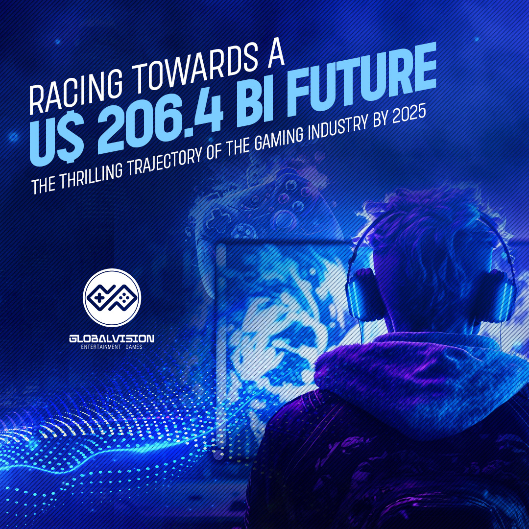 itsglobalvision's tweet photo. 🚀🎮 Future Sight: The Gaming Industry is leveling up! As we navigate through the dynamic world of gaming, one thing is certain - we are headed towards an exciting future.

According to the latest market size estimates and forecasts from @newzoohq , the global gaming market is expected to grow by +2.9% to reach a staggering $206.4 billion by 2025. This only underscores the massive potential and momentum of this vibrant industry.

As we at Global Vision look towards 2025, we're not just seeing a number, but a testament to the power of innovation, creativity, and passion that fuels this industry and our company. It's a future that is filled with thrilling experiences, immersive gameplay, and memorable journeys for gamers around the globe.

So join us as we embrace this forward momentum, continuously striving to bring you exciting, innovative gaming experiences. The future is bright and full of limitless possibilities - let's game on! 🕹️💥

Stay tuned for more updates and exciting news from Global Vision!

#GlobalVision #FutureOfGaming #GameIndustry #GameOn