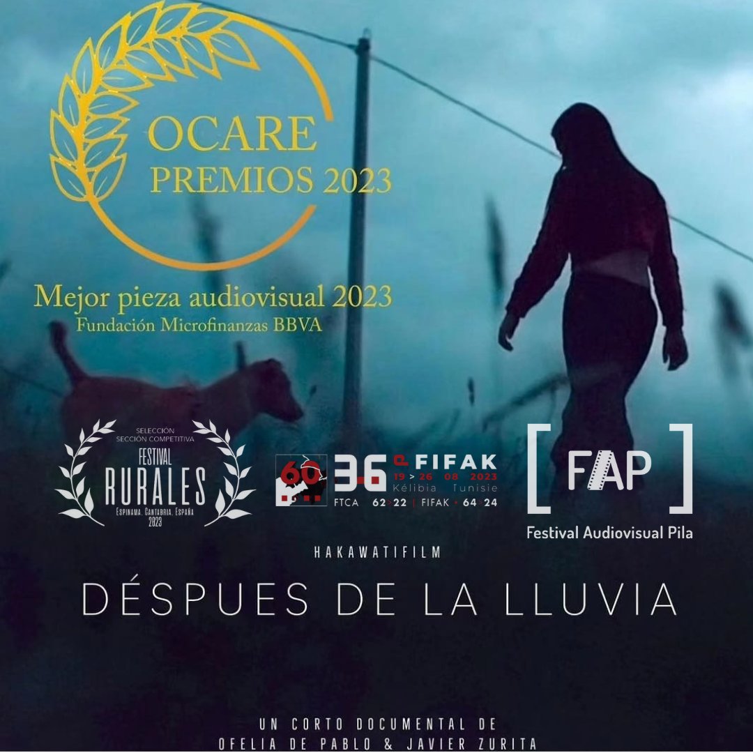 FMBBVA's tweet photo. #ICYMI
"After The Rain", won "Best CSR video" at the latest OCARE Awards! 
Currently nominated at the #FAP, #FIFAK and Rurales film festivals, its essence is as timeless as the hope it inspires. Press play ▶️ https://t.co/wwweaABcvs

Directed by @OfeliadePablo and @Javier_Zurita https://t.co/dLWhwv4I6Q