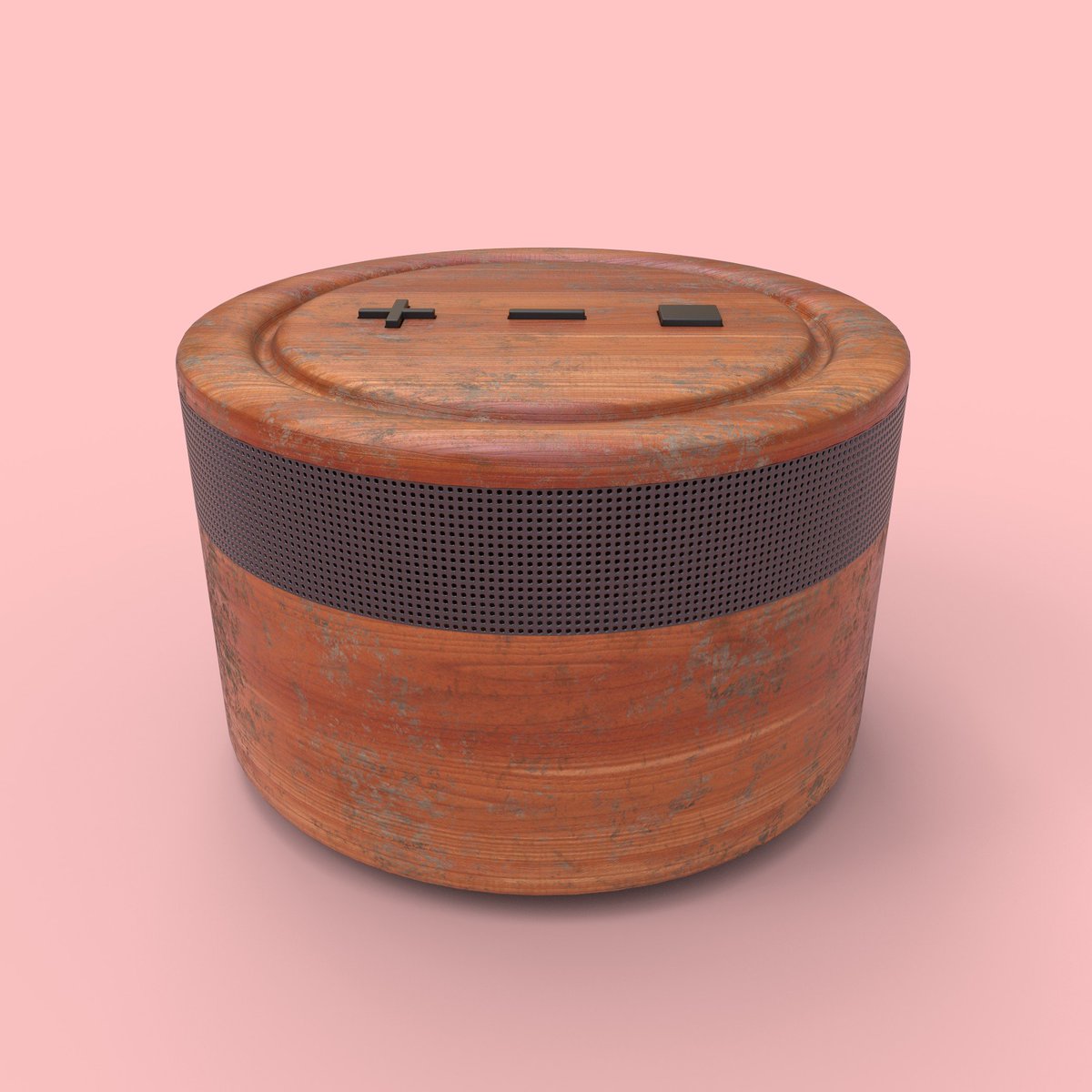 creating_mann's tweet image. A 3D wooden Bluetooth music box that I made from scratch. I gave it a rustic and vintage look, with dirt and grunge adding to its charm.
Software used
Cinema4d - Modeling
Substance 3D Painter - Texturing
Nvidia Iray - Rendering
#3d #cinema4d #productdesign #arnoldrender