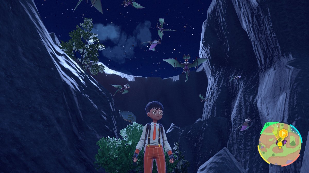 tkingderic's tweet photo. Algo q acho muito bonito nesse jogo é horda de Noivern. Um monte de morcego dragão voando no luar, foda!
#EtSV #PokemonScarletViolet #NintendoSwitch https://t.co/lQhT15ftYS