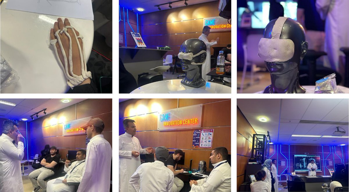 Alfaisaluniv's tweet photo. Dimensions’ Game Innovation Center organized a 40 hrs XR (Extended Reality) Bootcamp in collaboration with #Saudi_Esports. 
#Alfaisal_University 
https://t.co/XwyTzzQDGu https://t.co/EN67vsTgZP