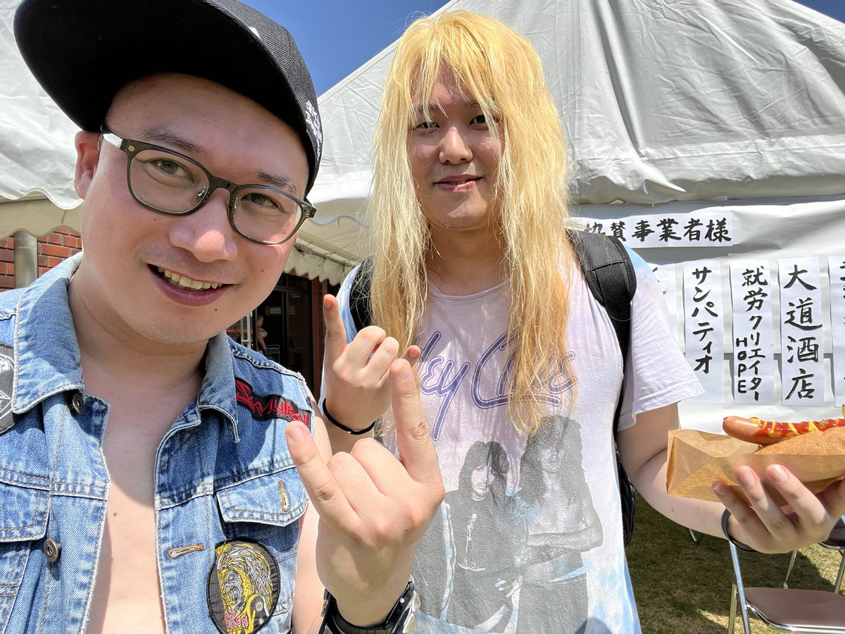 Thank #酔いどれ祭り2023 with @gotymusic #hairmetal #thebluescream #heavymetal