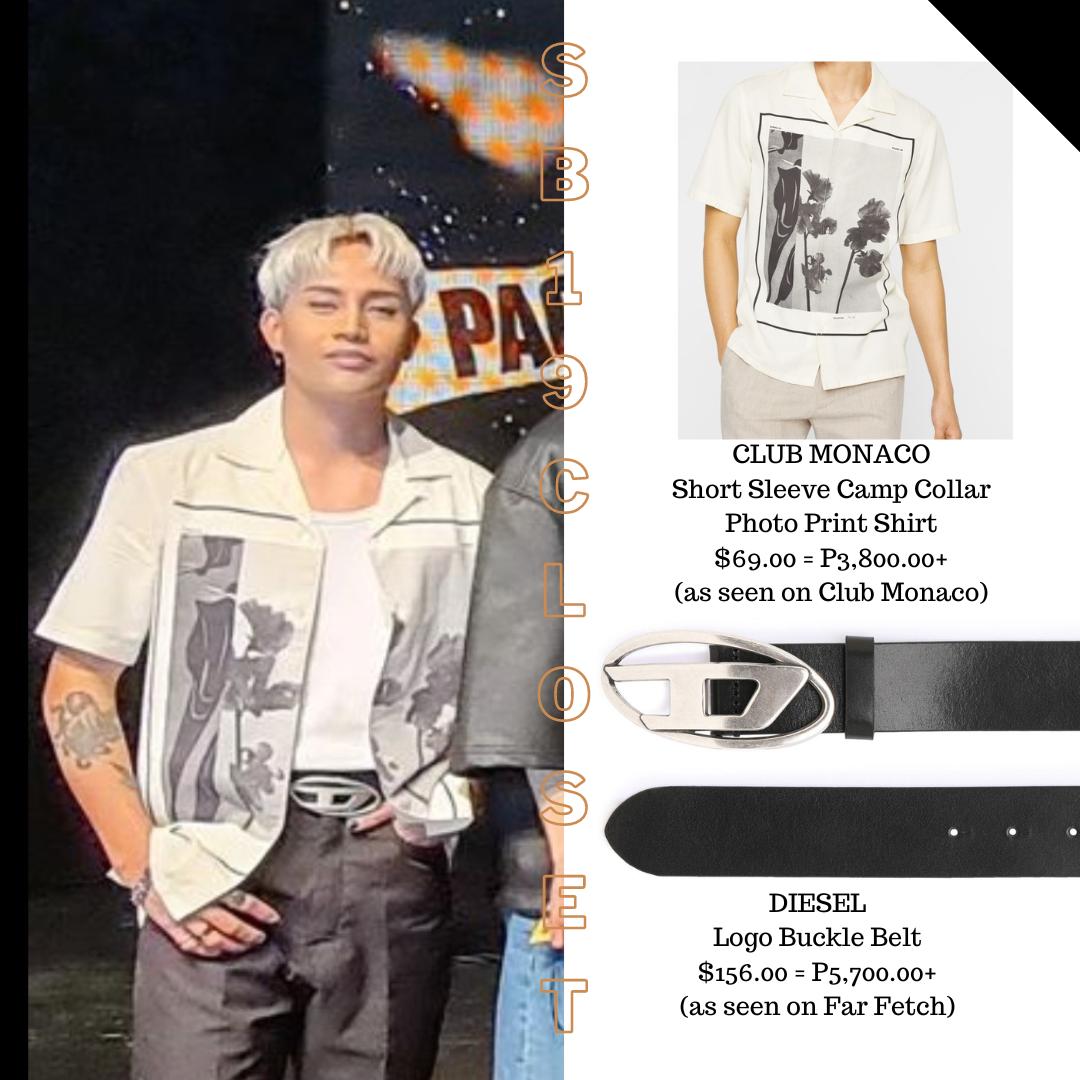 Mr. Ken Suson @felipsuperior wearing @ClubMonaco Top and @DIESEL Belt as seen on Mam @ annapuno 's Instagram Update uploaded on 08.20.23.

Disclaimer : The photos posted may contain errors. Please send us a Direct Message for any request for changes.

#SB19Closet #SB19 #SB19_ken