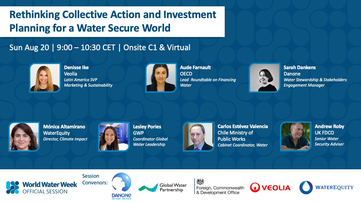 GWPnews's tweet image. 💧 #WorldWaterWeek event: Rethinking collective action and investment planning for a #WaterSecure world

We need to fundamentally RETHINK the way in which we value and manage #water if we are to achieve any development objectives on #Agenda2030.

🎙️ GWP speaker: @LesleyabadP