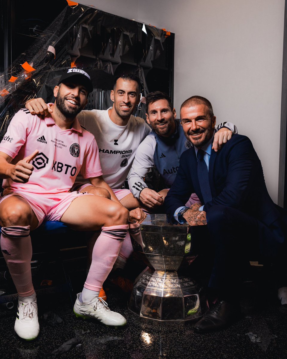 InterMiamiCF's tweet photo. LA PRIMERA😍😍 https://t.co/qFynJeguC6