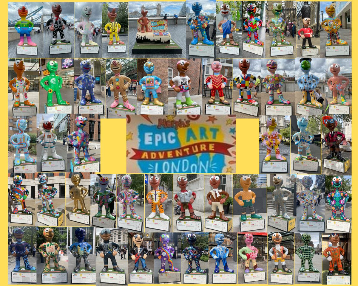 VidyasVision's tweet photo. My photos of Morph’s Epic Art Adventure London trail. The UK’s first step-free art trail of its kind. It was a fun trail to do with the family and great to see inclusion at the forefront @whizzkidz #MorphsAdventureLondon #Access #Disability #SightLoss #Inclusion https://t.co/cqh0kXmtSS