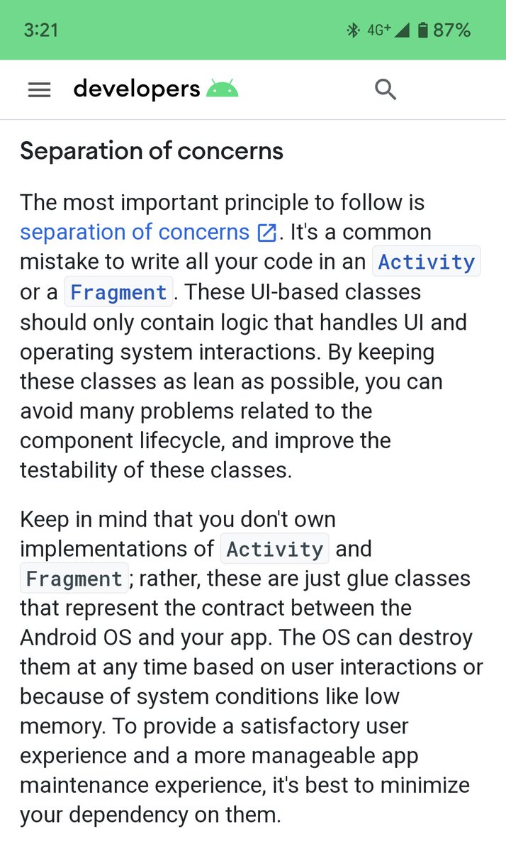 इसको पढ़ो और अब तो सुधरो रे ...
ये iOS में भी लागू होता है ...
कचरा View मे मत डालो रे...