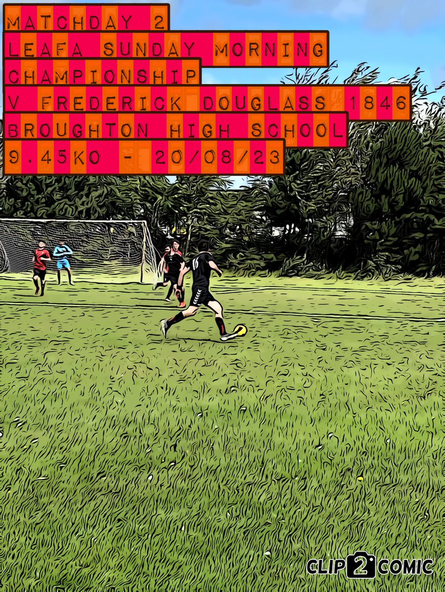 Early morning kick off today v <a href="/1846Douglass/">Frederick Douglass 1846</a> 
Boy’s are eager to get our first win on the board

Sponsors

optimalhealthchiropractic.co.uk

footlightsbar.co.uk