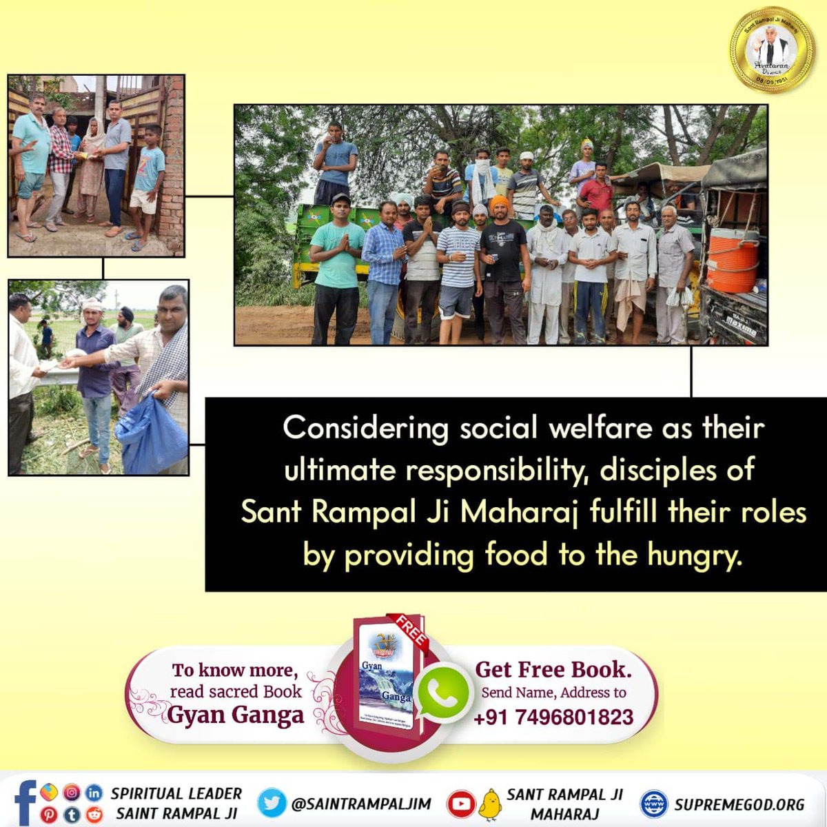 ##समाज_सुधारक_संत_रामपालजी
With the infinite grace of Param Sant Rampal Ji Maharaj, daughters will no longer be a burden in the society. Daughters will also get equal rights. This is the reason why the disciples of Saint Rampal Ji Maharaj, following his teachings.