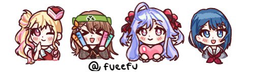The emotes I drew so far…! 🥹

My emote server: discord.gg/wpJkRNp9uX

#prsk_FA #プロジェクトセカイ #ワールドダイスター