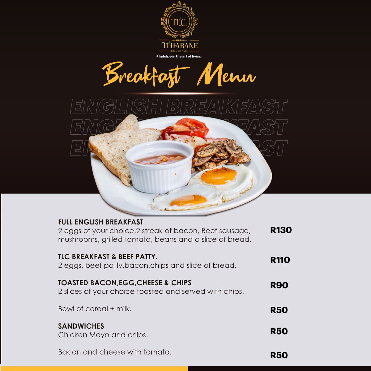 CamLifeProduct2's tweet photo. Menu design R350 for more information contact us on 0612175682 https://t.co/9agaYnAtFx