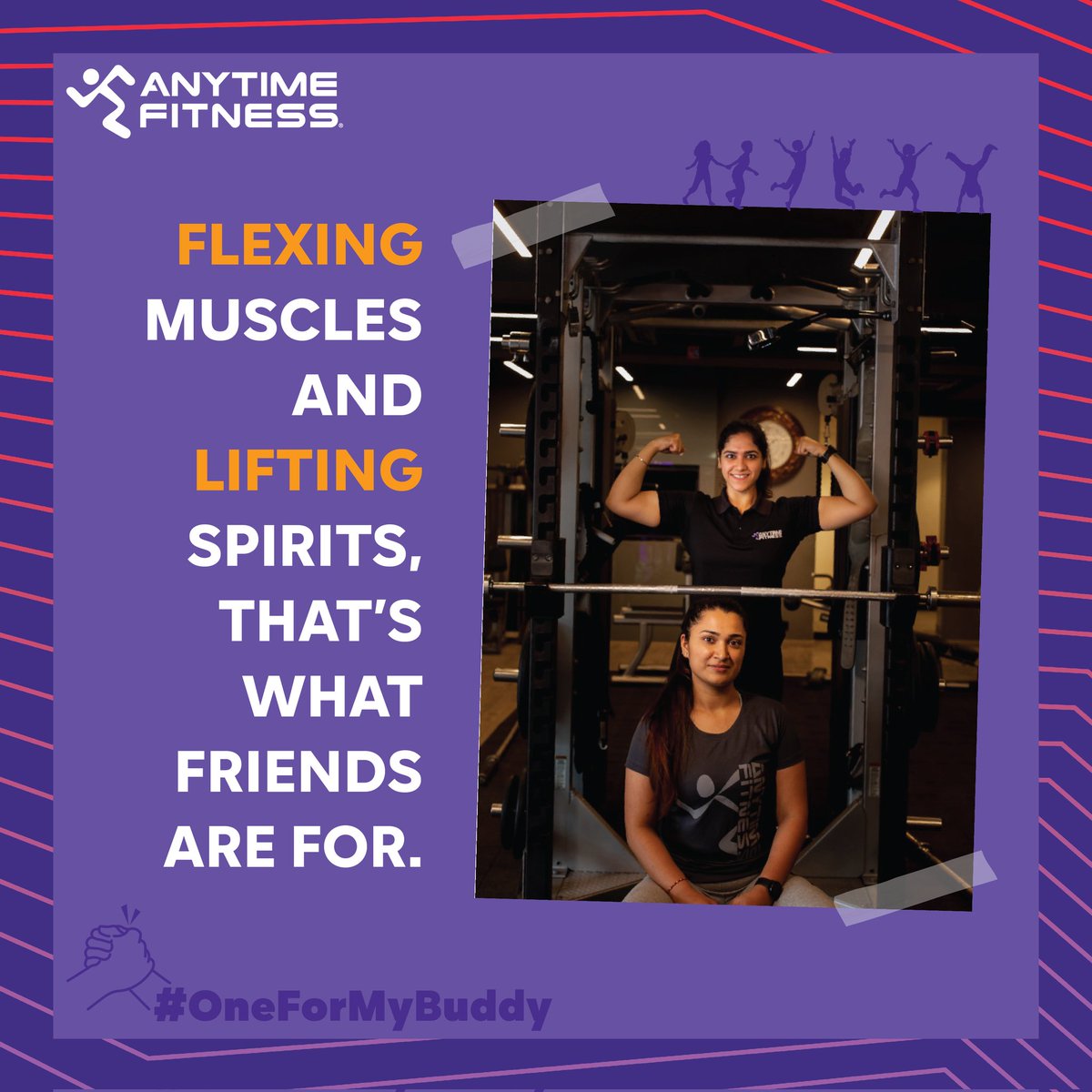 One for my Buddy
We flex our friendships just like our muscles, do you?

#AnytimeFitness #AnytimeFitnessIndia #OneForMyBuddy  #FriendshipDay2023 @ATFitnessIN @AnytimeFitness