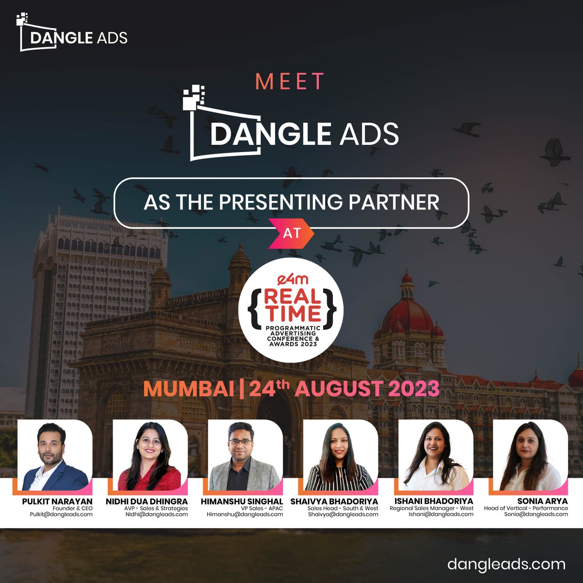 Dangle_Ads's tweet image. It gives us immense pleasure to announce DangleAds as the presenting partner for E4M Real Time Programmatic Advertising Conference and Awards!🚀Moreover, DangleAds’ team is looking forward to the event and greeting the industry experts.

#exchange4media #e4mprogrammaticawards